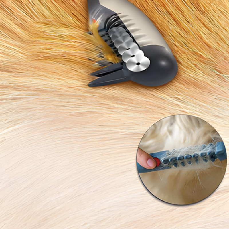 Pet Grooming Trimmer for Removing Knots and Loose Fur