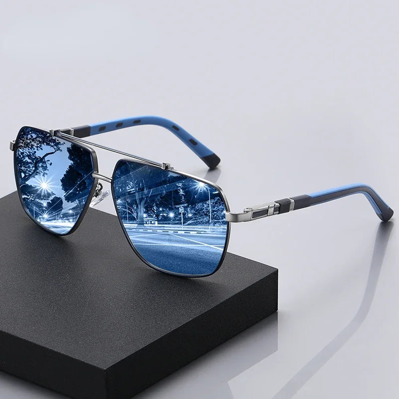 Men's Polarised Aviator Sunglasses with UV400 Protection