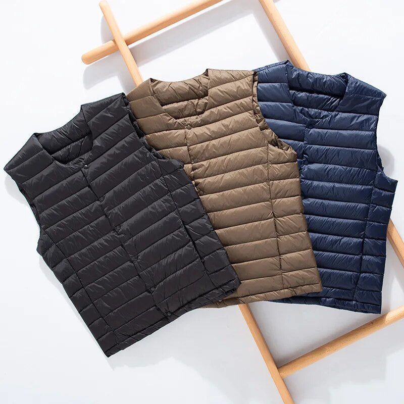 Men’s Lightweight Duck Down Quilted Gilet