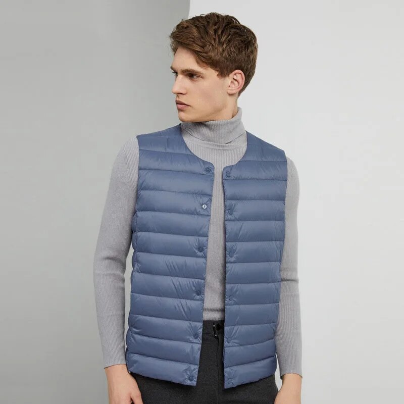 Men’s Lightweight Duck Down Quilted Gilet