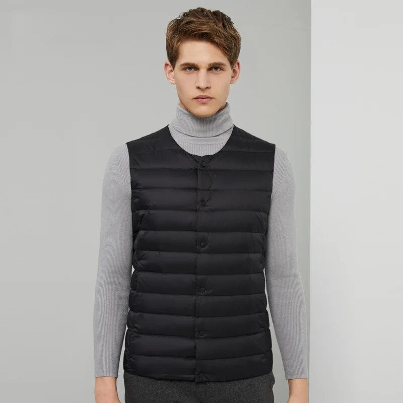 Men’s Lightweight Duck Down Quilted Gilet