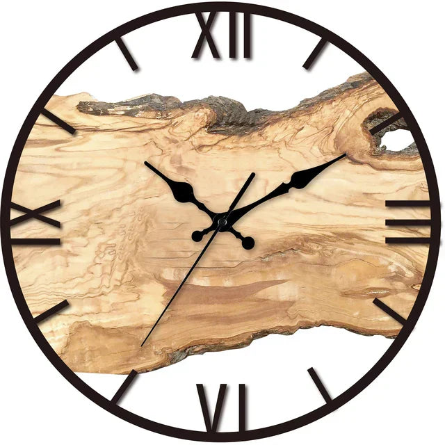 Wooden Design Wall Clock – Natural Calm and Timeless Character