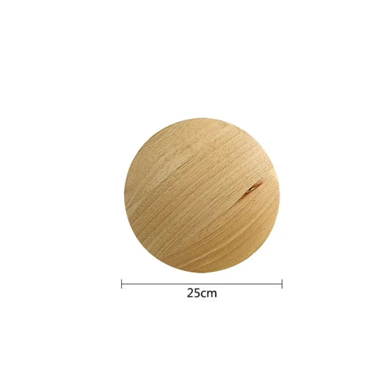 Scandinavian Wooden Wall Lamp with Warm Light and Minimalist Design