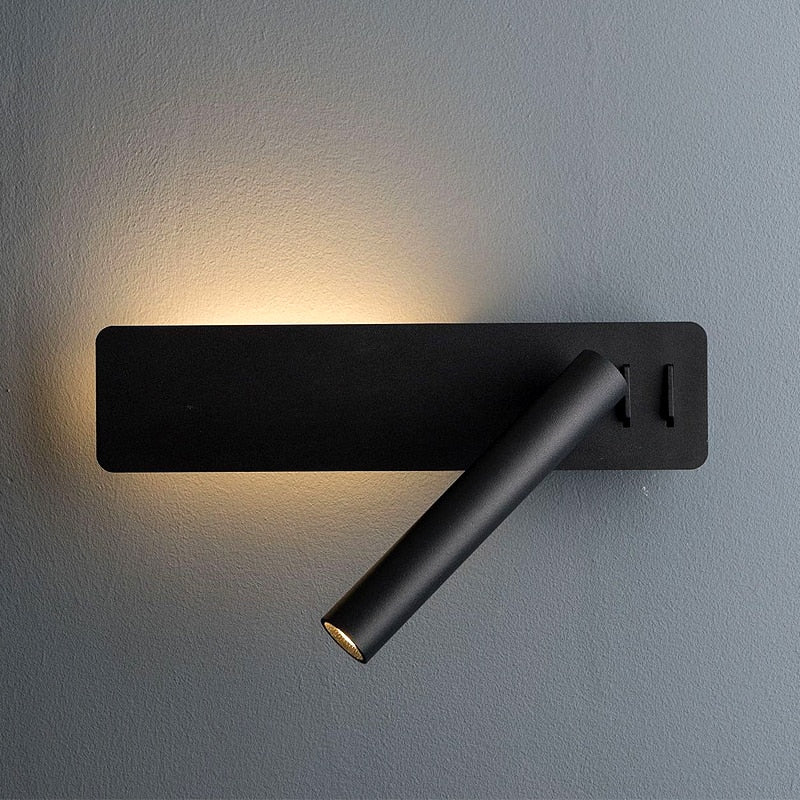 Adjustable LED Wall Reading Light – Focused Light by the Bed