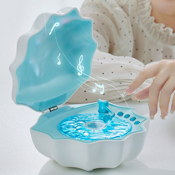 Seashell RGB Night Light with Bluetooth Speaker