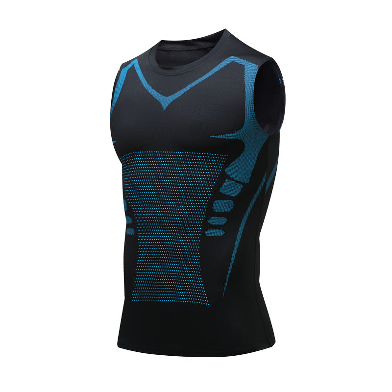 Men's Compression Tank Top with Breathable Material and Supportive Fit