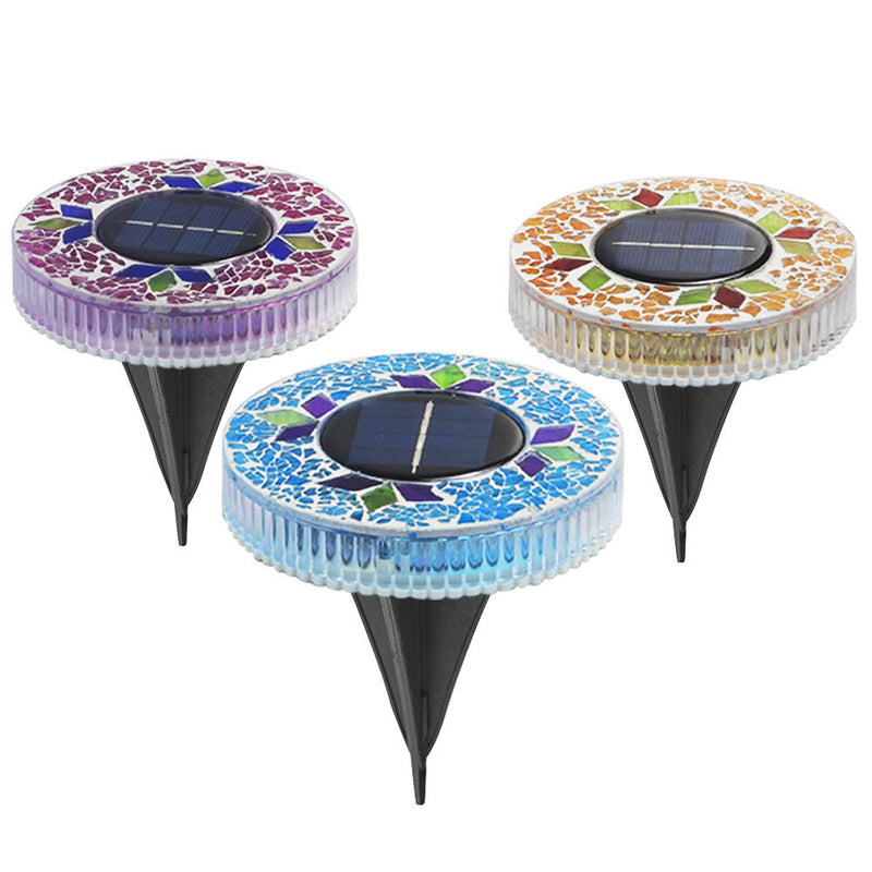 Solar Mosaic Garden Lights