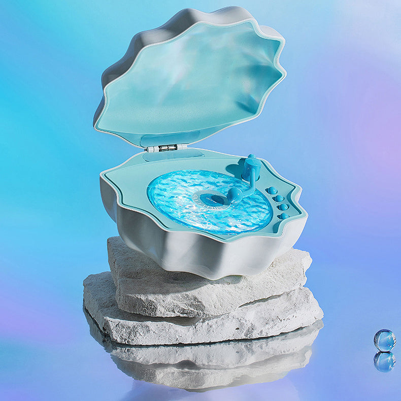 Seashell RGB Night Light with Bluetooth Speaker