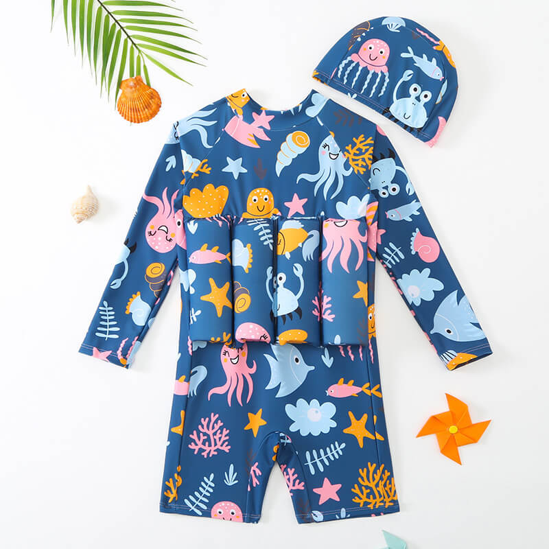 Children's Life Jacket with Buoyancy for Safe and Confident Swimming