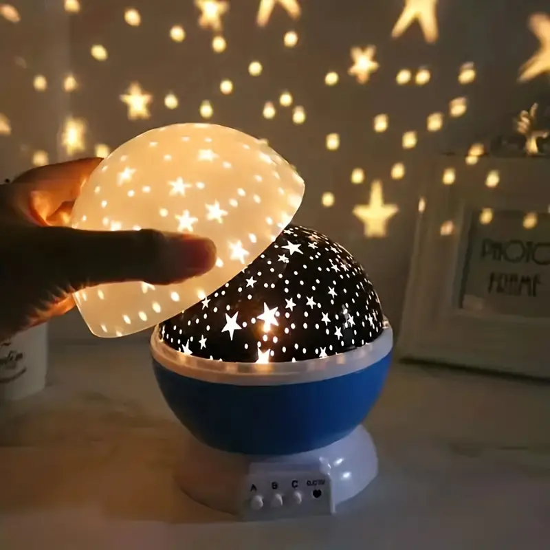Rotating Star Projector Night Light – Soothing LED Light for Children's Room