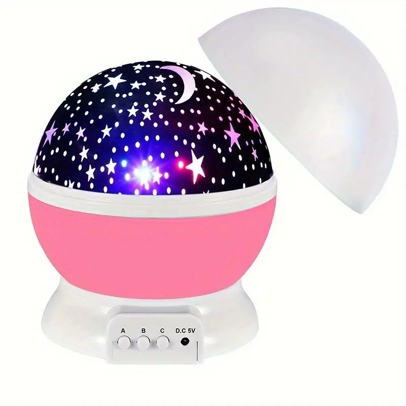 Rotating Star Projector Night Light – Soothing LED Light for Children's Room