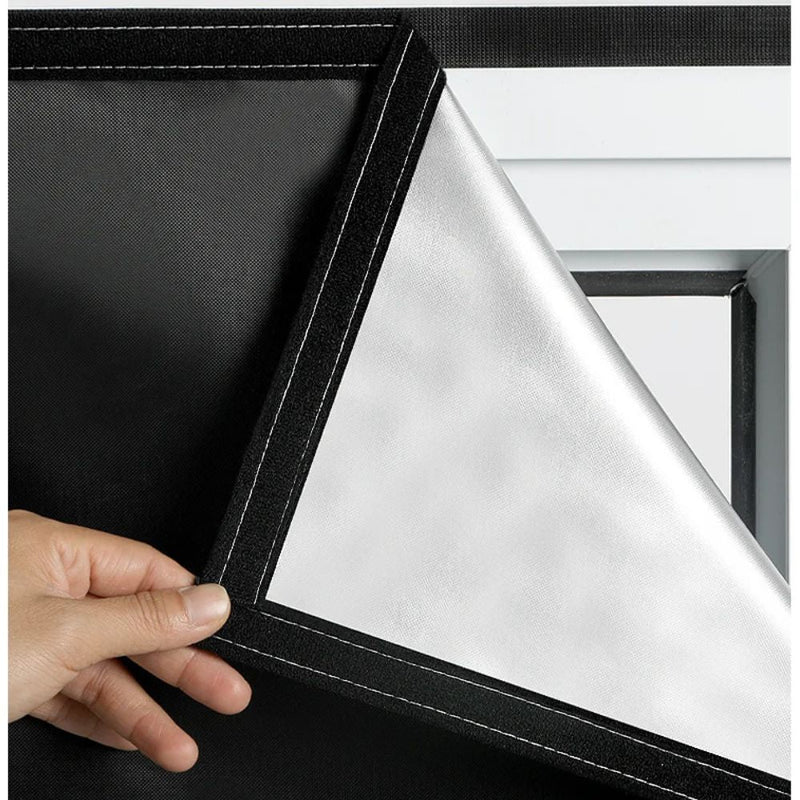 Cut-to-Size Static-Cling Blackout Window Film for Privacy