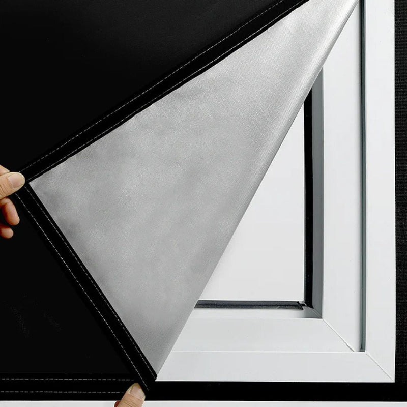 Cut-to-Size Static-Cling Blackout Window Film for Privacy