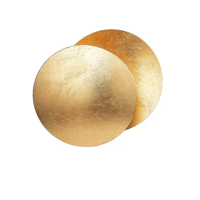 Modern Circular LED-Effect Wall Light for Ambient Interiors