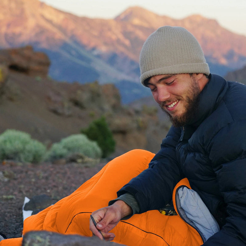 Lightweight Adult Sleeping Bag with Two-Way Zip and Compression Sack