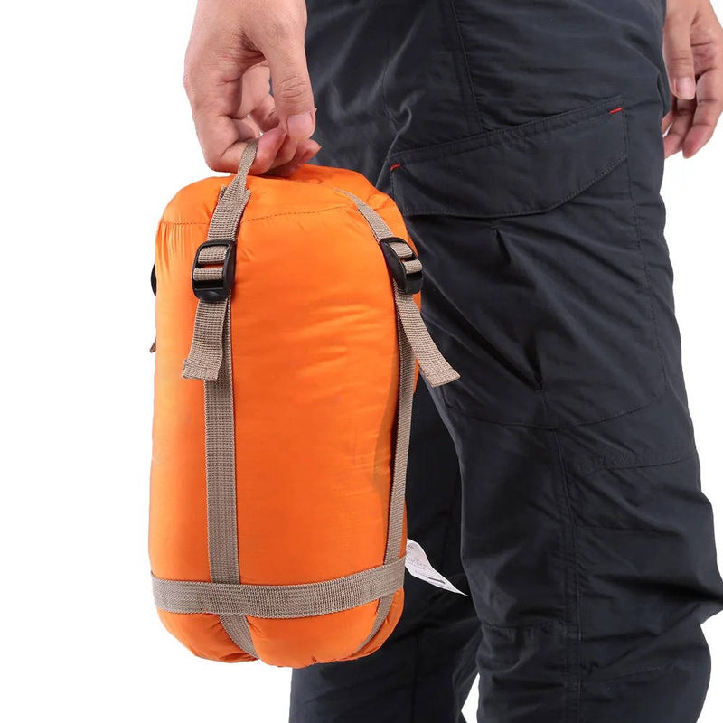 Lightweight Adult Sleeping Bag with Two-Way Zip and Compression Sack