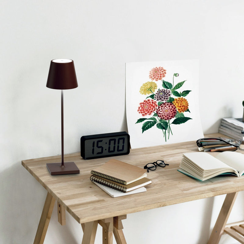 Cordless LED Table Lamp with Touch Dimming for Indoor and Outdoor Use