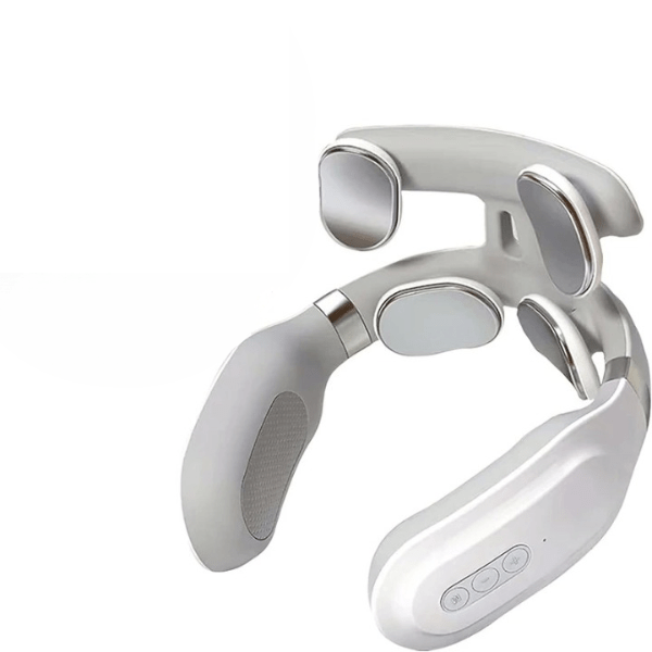 Smart TENS Neck Massager with Heat and Vibration for Everyday Relaxation