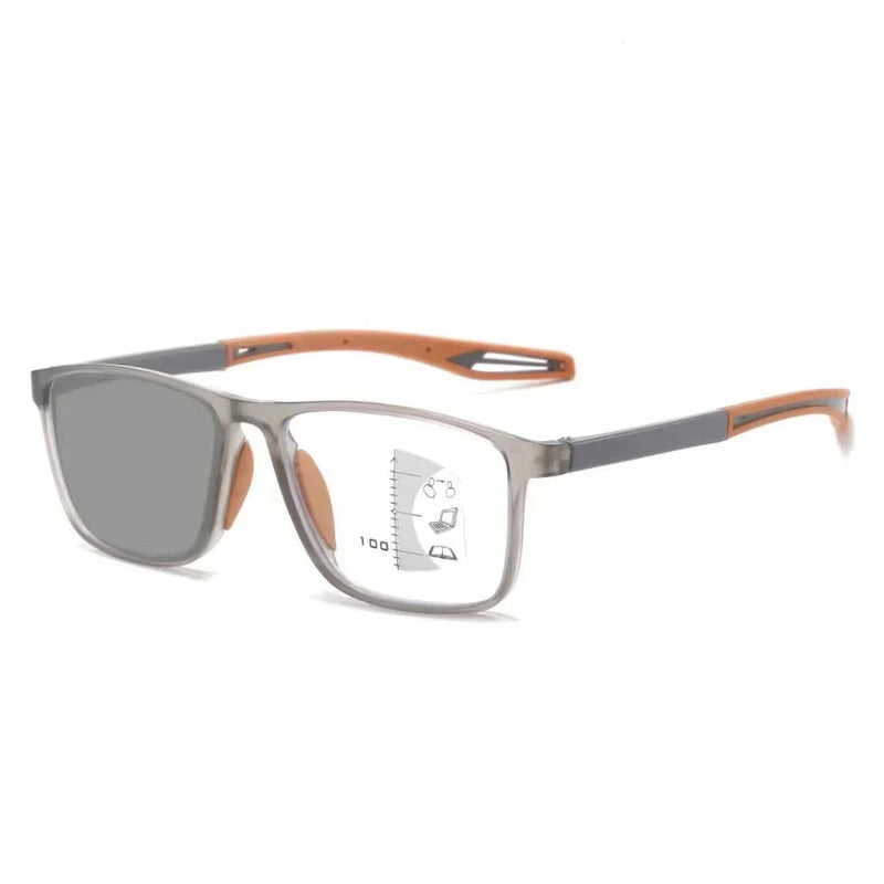 Photochromic Multifocal Reading Glasses with UV400 Protection