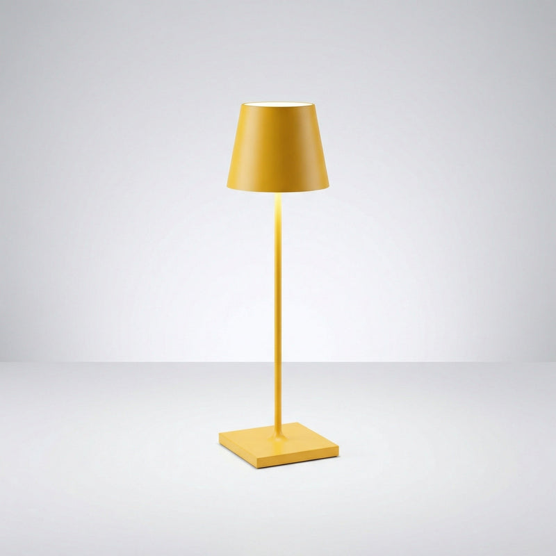 Cordless LED Table Lamp with Touch Dimming for Indoor and Outdoor Use