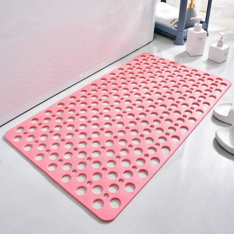 Anti-Slip Shower Mat with Suction Cups and Water Drainage for Bathroom Safety