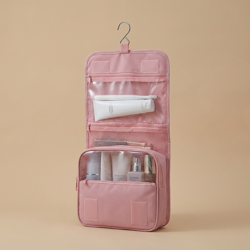 Foldable Travel Organiser with Hanging Hook – Water-Resistant and Spacious