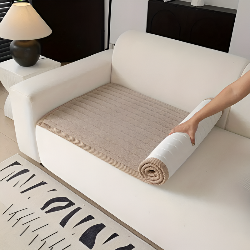 Quilted Sofa Protector with Non-Slip Underside