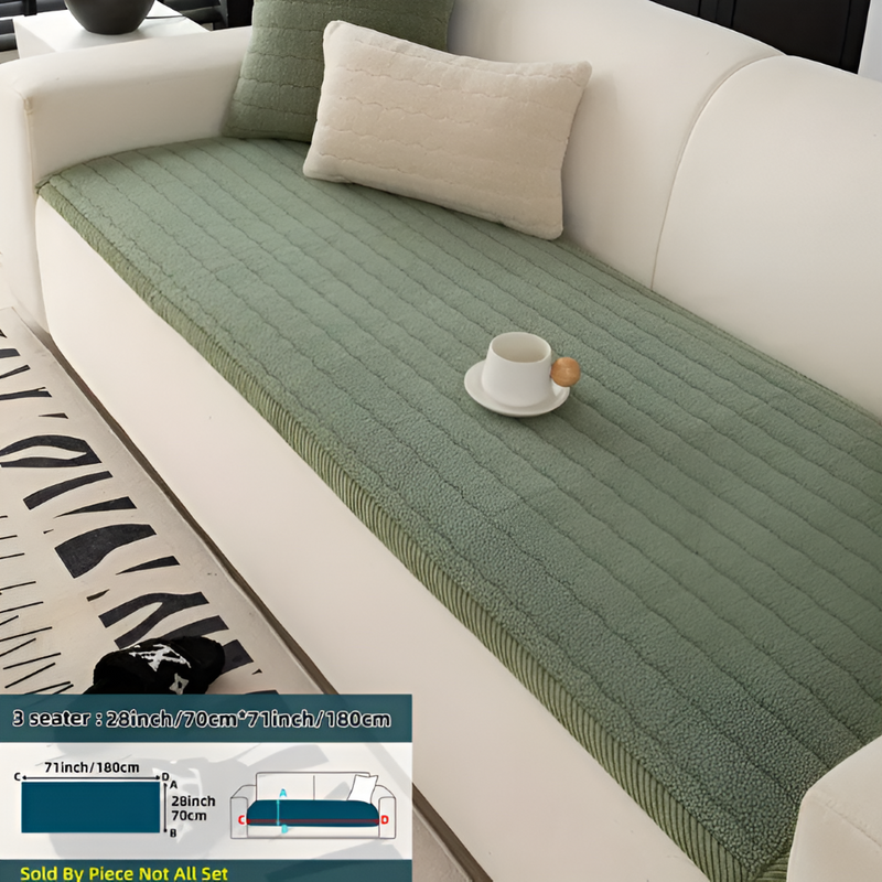 Quilted Sofa Protector with Non-Slip Underside