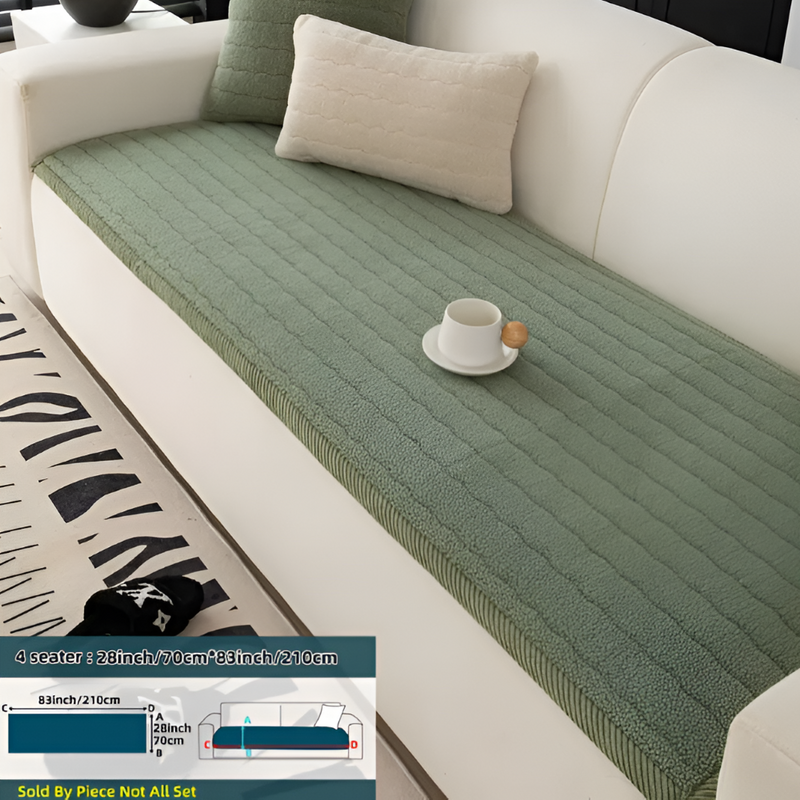 Quilted Sofa Protector with Non-Slip Underside