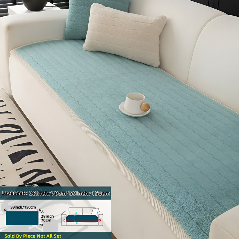 Quilted Sofa Protector with Non-Slip Underside