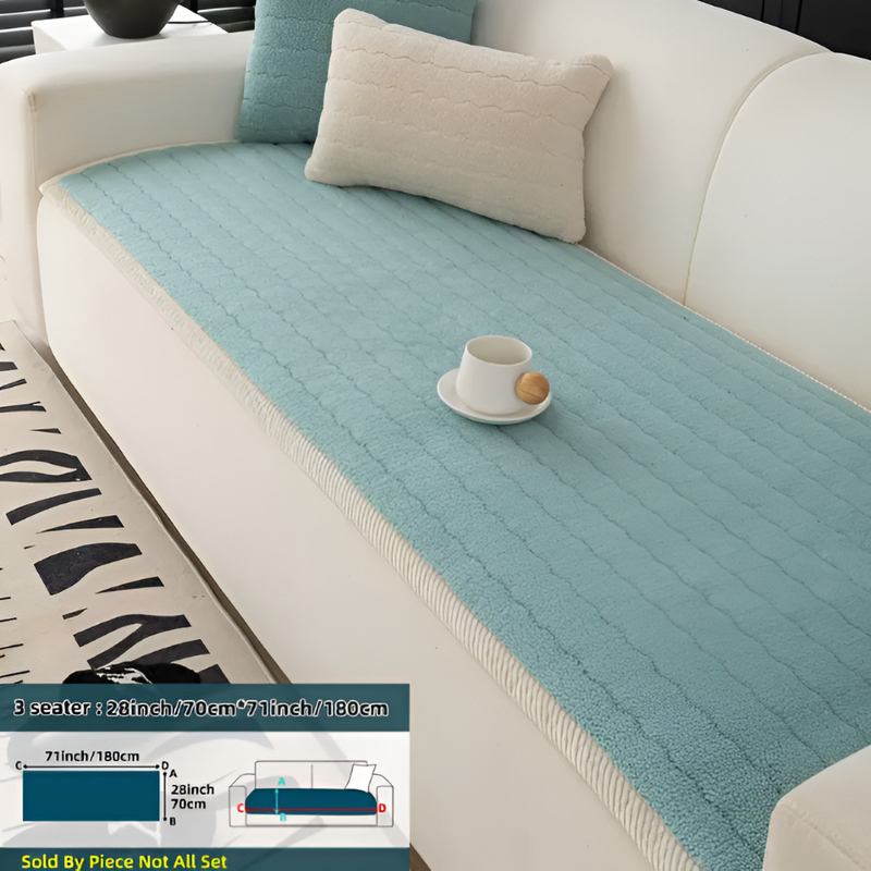 Quilted Sofa Protector with Non-Slip Underside