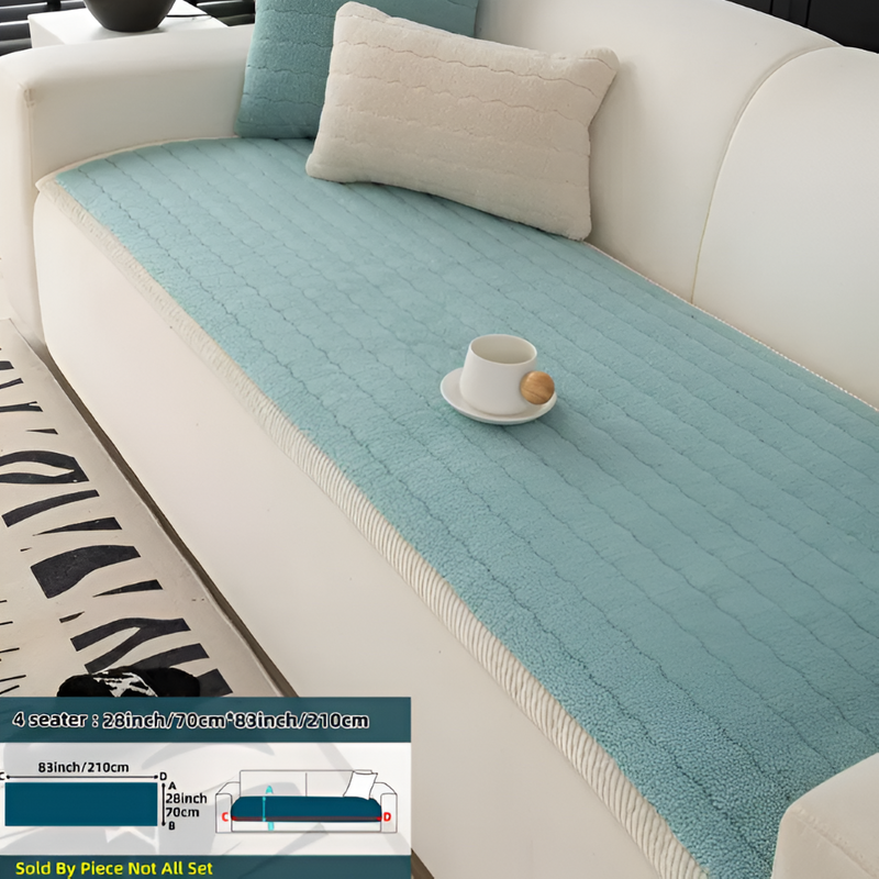 Quilted Sofa Protector with Non-Slip Underside
