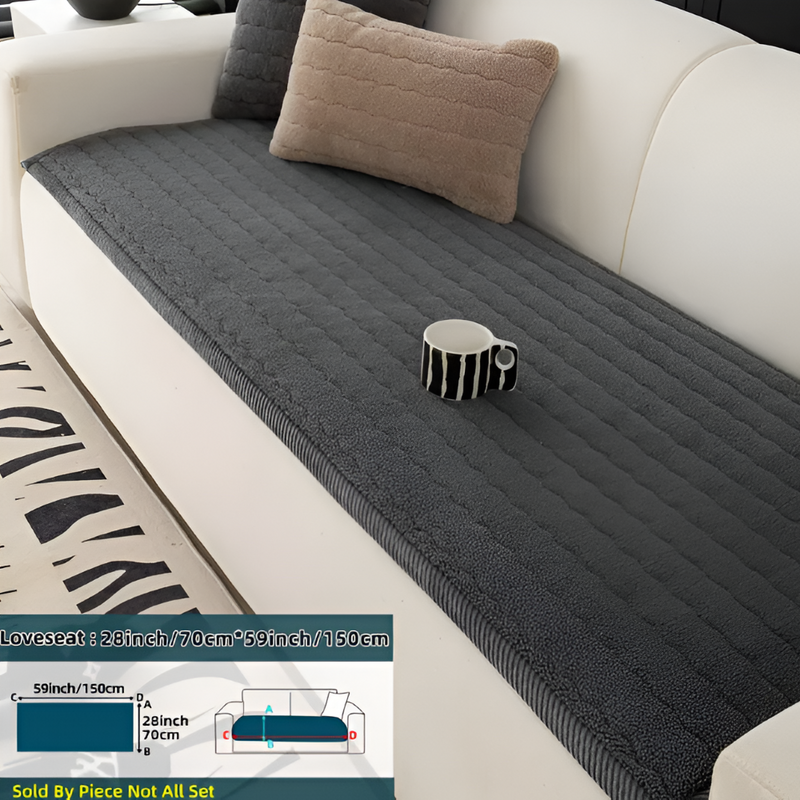 Quilted Sofa Protector with Non-Slip Underside