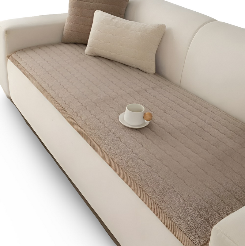 Quilted Sofa Protector with Non-Slip Underside