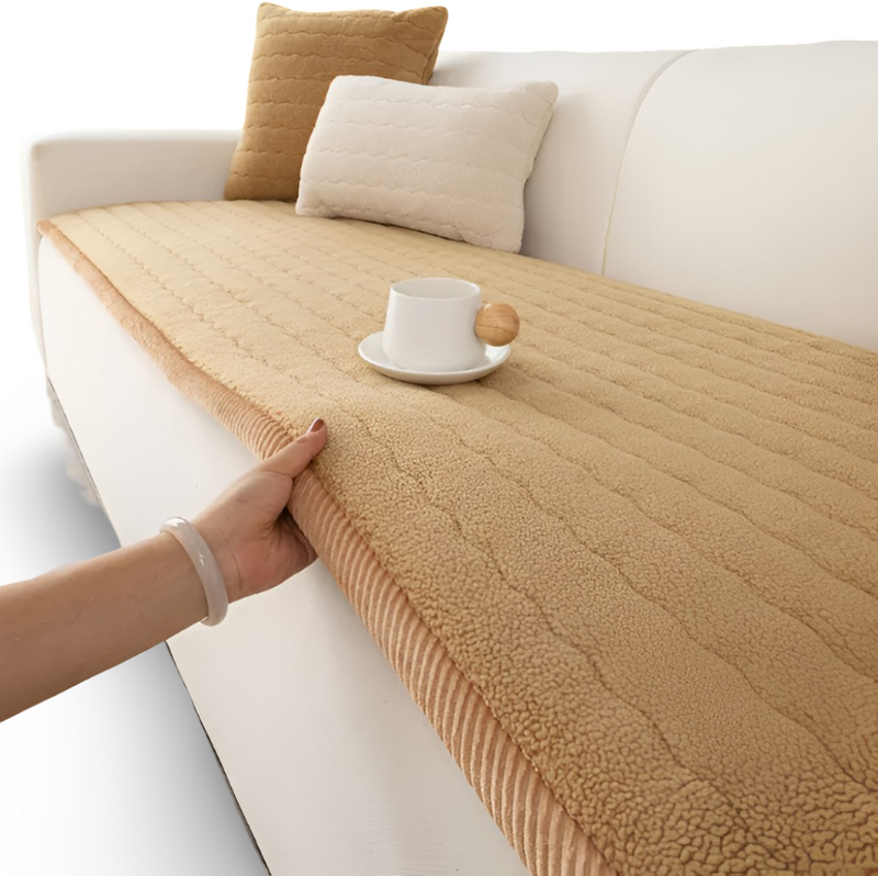 Quilted Sofa Protector with Non-Slip Underside