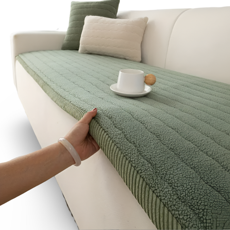 Quilted Sofa Protector with Non-Slip Underside