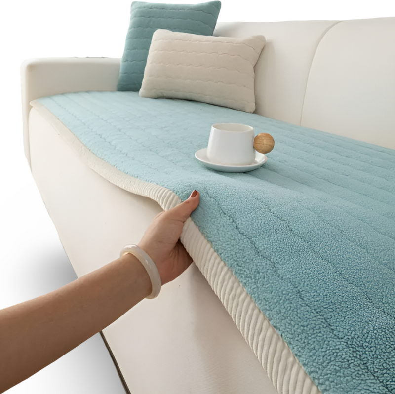 Quilted Sofa Protector with Non-Slip Underside