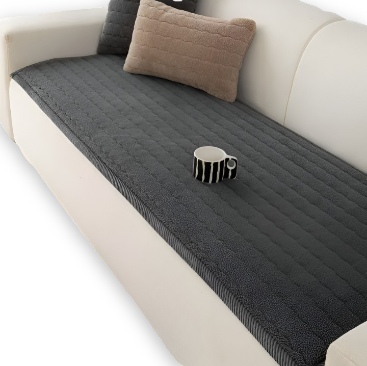 Quilted Sofa Protector with Non-Slip Underside