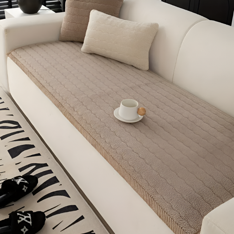 Quilted Sofa Protector with Non-Slip Underside