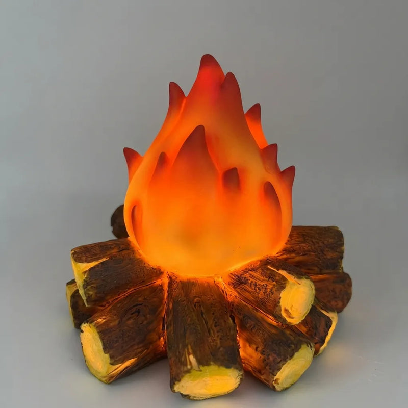 Flameless Campfire LED Table Lamp