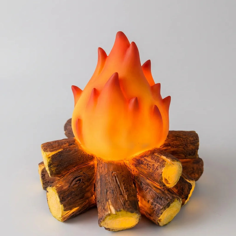 Flameless Campfire LED Table Lamp