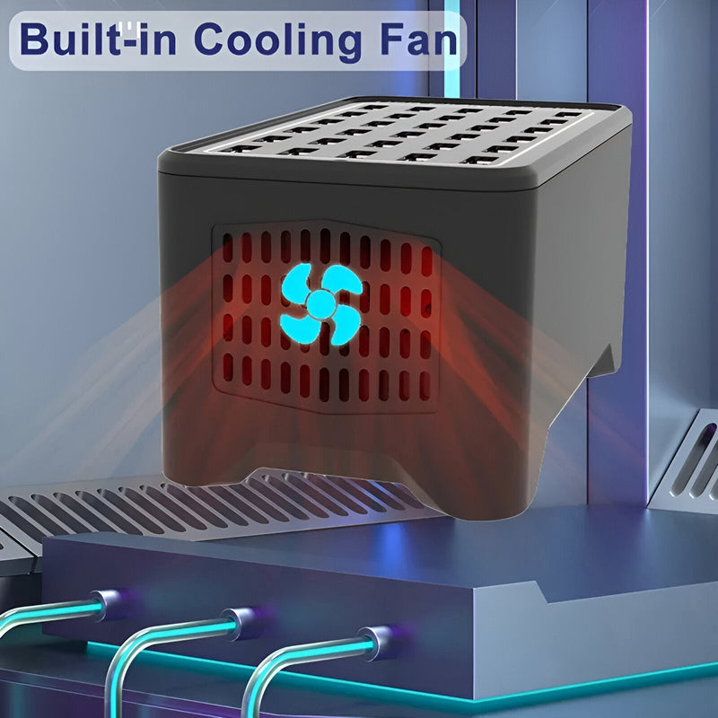 30-Port USB Charging Station