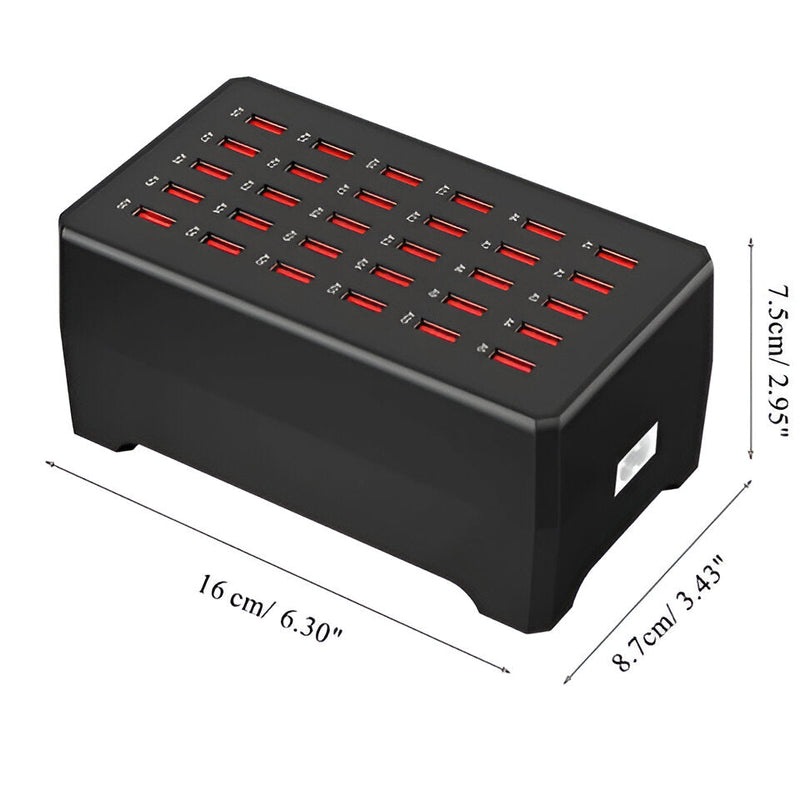 30-Port USB Charging Station