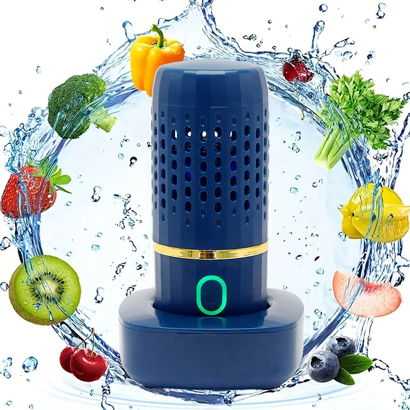 Rechargeable Ultrasonic Fruit and Vegetable Food Cleaning Device