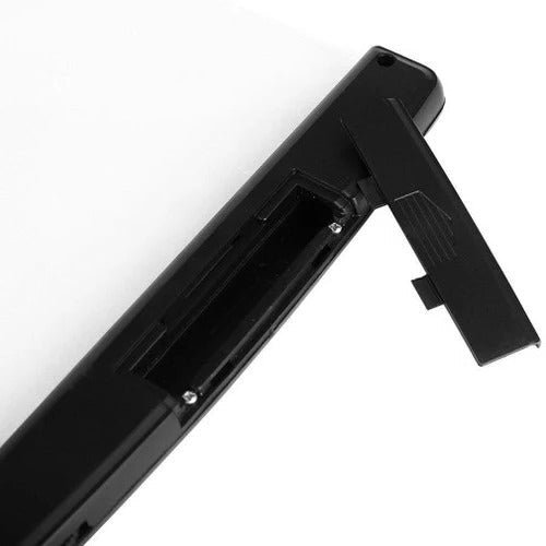 Clip-On LED Book Reading Light with Flat Panel Design