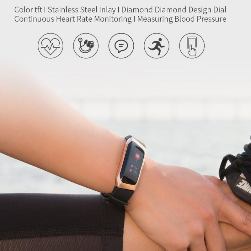 Smart Fitness Watch with Heart Rate Tracking