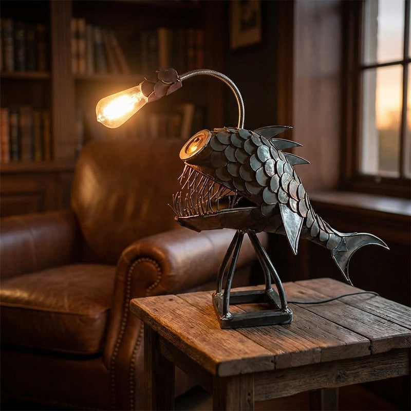 Orvyn Sculptural Fish Table Lamp