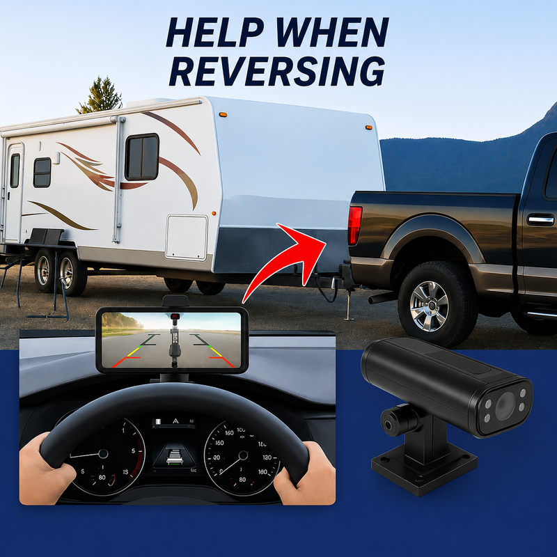 Wireless Reversing Camera with App View and Night Vision