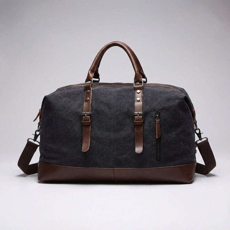 Travel Holdall with Zipped Storage and Adjustable Shoulder Strap