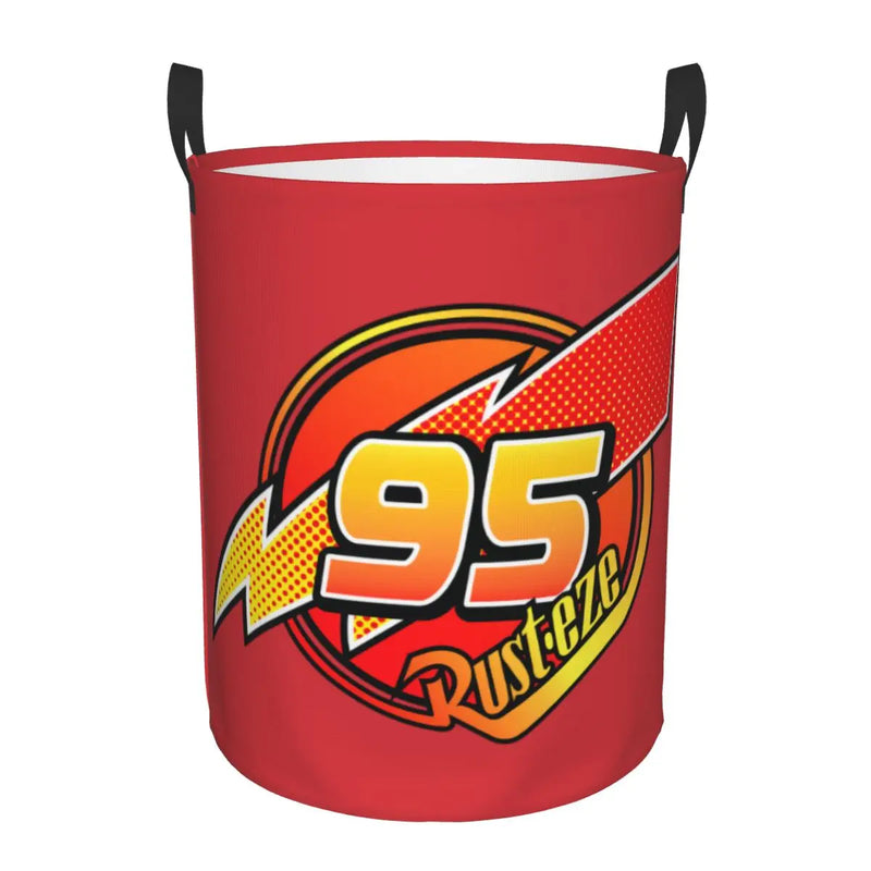 Cars Lightning McQueen Laundry Basket – Spacious and Foldable Basket for Clothes